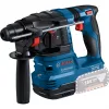 Bosch 18V Professional Set Młotowiertarka GBH 18V-22 + Wiertarko-wkrętarka GSR 18V-45 - (niebieski/czarny, 2x akumulator Li-Ion 4.0Ah, zestaw wierteł udarowych i bitów, torba narzędziowa) (0615V0003D)