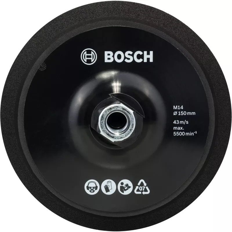 Bosch 2608612027 Podkładka mocująca M14 150 mm na rzep do szlifierek kątowych