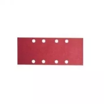 Bosch 2609256A82 10-częściowy zestaw arkuszy ściernych 186x93 mm Ziarno 60/80/120 Czerwone Drewno i Farba