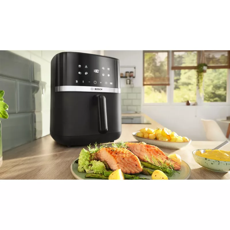 BOSCH Air Fryer MAF462B0 Series 4 (Czarny, 2050 W, Kosz 6.1 L)