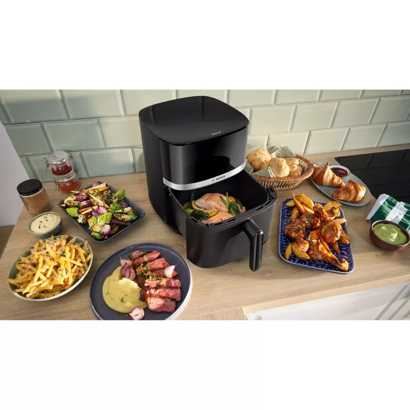 BOSCH Air Fryer MAF462B0 Series 4 (Czarny, 2050 W, Kosz 6.1 L)