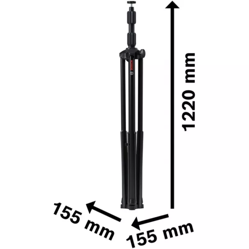 Statyw oświetleniowy Bosch Construction Light Stand GLT 300-40 Professional (czarny, gwint 5/8 cala M10) 06188000MT