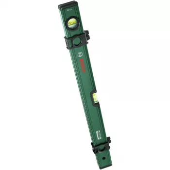 Bosch DIY Poziomnica 60 cm z suwakiem do znakowania, rowkiem V i płaską frezowaną podstawą – zielona