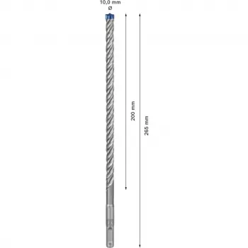 Bosch EXPERT SDS plus-7X Zestaw Wierteł Młotowiertarkowych 10 mm, 30 sztuk, Długość 265 mm 2608900188