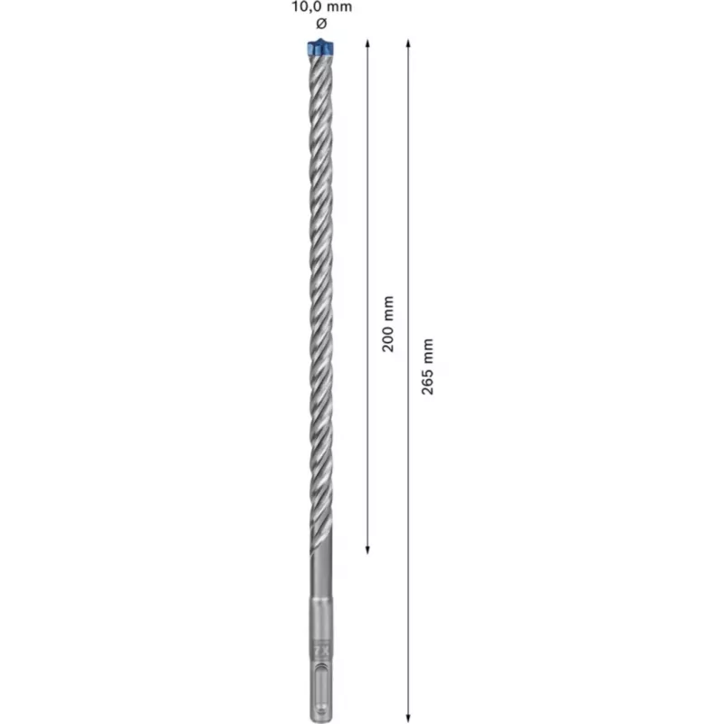 Bosch EXPERT SDS plus-7X Zestaw Wierteł Młotowiertarkowych 10 mm, 30 sztuk, Długość 265 mm 2608900188