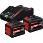 BOSCH EXPERT Starter Set 18V, 2x EXBA 18V-150 + Ładowarka EXAL18V-160 (Czarny, 2x akumulator Li-Ion 15Ah, AMPShare Alliance)