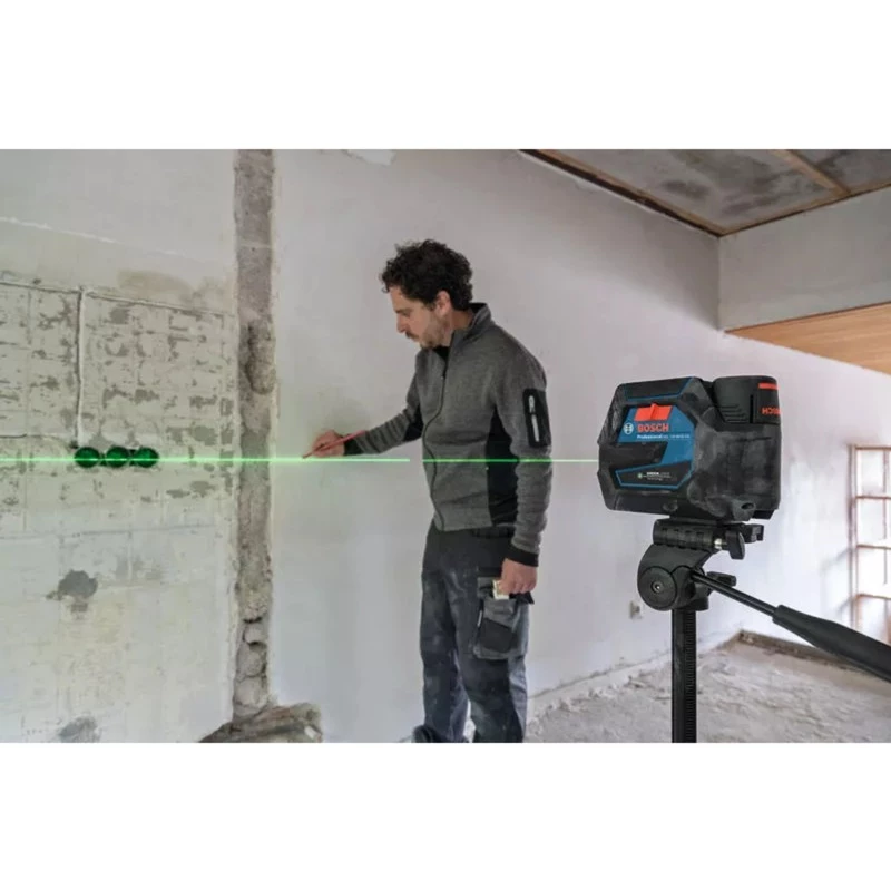 Bosch GCL 12V-50-22 CG Professional zestaw laserowy kombinowany z uchwytem RM 20, statywem BT 150, akumulatorem 2.0Ah, ładowarką i L-BOXX 0601066S01