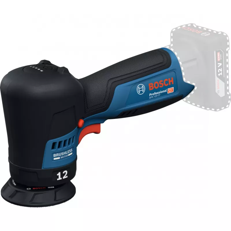 Bosch GPX 12V-77 Professional Akumulatorowa mimośrodowa szlifierka oscylacyjna 12V (samo narzędzie)
