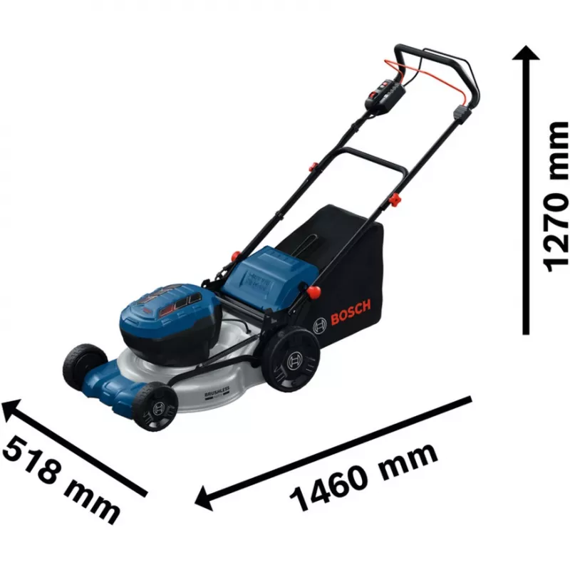 Bosch GRA 18V2-46SP Professional Solo kosiarka akumulatorowa bezprzewodowa, 36V (2x18V), niebieska, bez akumulatora i ładowarki