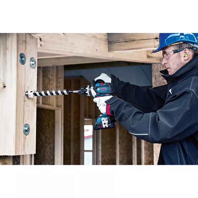 Bosch GSB 18V-110 C Professional 18V Wiertarko-wkrętarka udarowa (samo narzędzie, niebiesko-czarna)