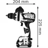 Bosch GSB 18V-110 C Professional 18V Wiertarko-wkrętarka udarowa (samo narzędzie, niebiesko-czarna)