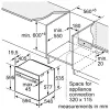 Bosch HBG7341B1 Series 8 Wbudowany Piekarnik Elektryczny, 71L, Samoczyszczący Pirolitycznie, Czarny, 60 cm