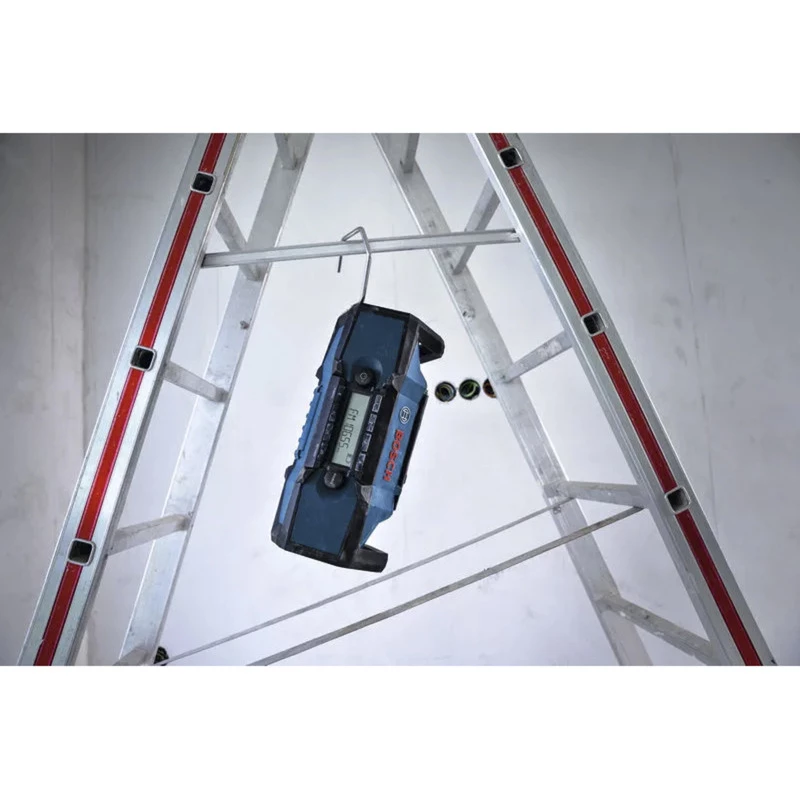 BOSCH HEAVY DUTY GPB18V-3C Professional Bluetooth FM Radio (Niebieski/Czarny, samo urządzenie)