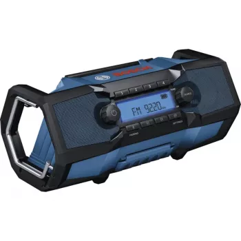 BOSCH HEAVY DUTY GPB18V-3C Professional Bluetooth FM Radio (Niebieski/Czarny, samo urządzenie)