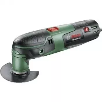 Bosch Home and Garden PMF 2000 CE 0603102003 Narzędzie wielofunkcyjne z 10-częściowym zestawem akcesoriów, 220 W, Starlock, zmienna prędkość