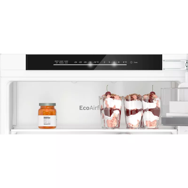 BOSCH KIN86ADD0 Wbudowana lodówko-zamrażarka z VitaFresh i NoFrost, 260 L, Klasa energetyczna D, Biała