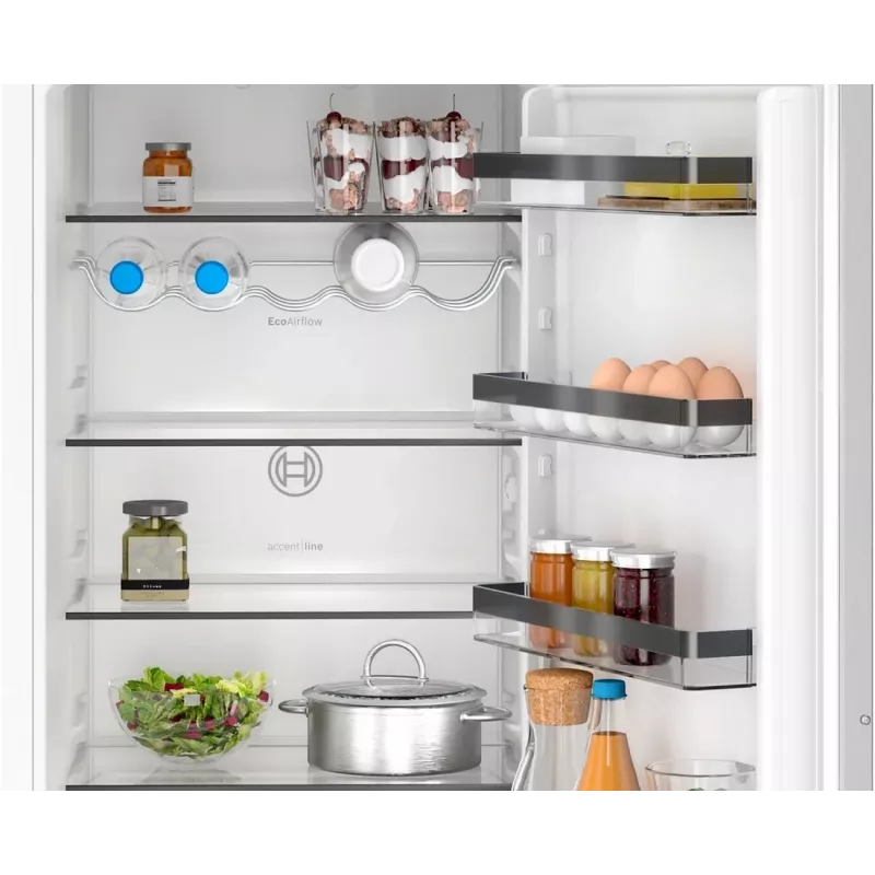 Bosch KIN96SFD0 W pełni zabudowana lodówko-zamrażarka z VitaFresh pro 0°C, NoFrost, 387L, klasa energetyczna D, 35 dB
