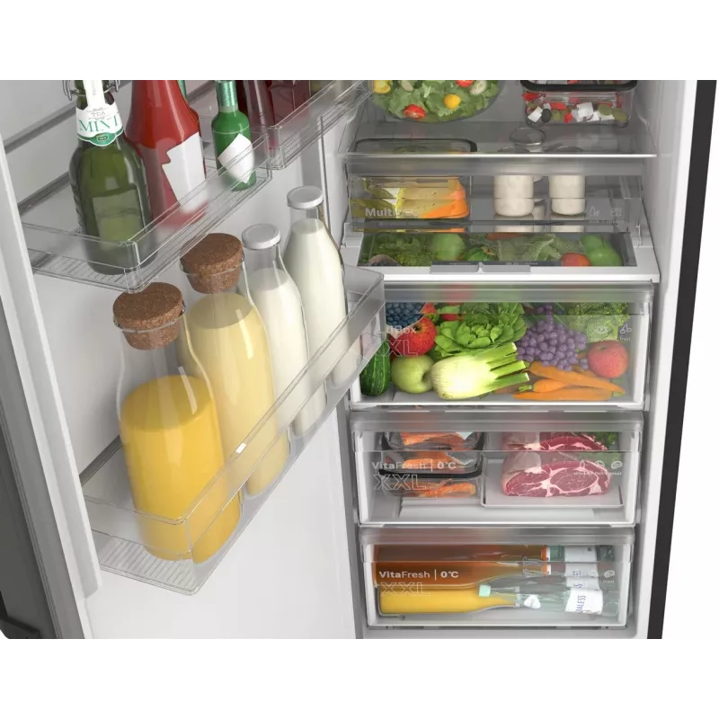 Bosch KSN36VCCG Wolnostojąca lodówko-zamrażarka, 308 L, No Frost, Inox-look