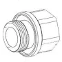 Adapter do przepustów kablowych Bosch MIC Series M25 na 3/4 cala NPT (MIC-M25XNPT34)
