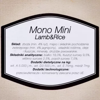Bosch Mono Mini Lamb & Rice półwilgotna karma dla psów 0,9 kg