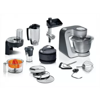 Bosch MUM58359 Kitchen Machine Ruby Red/Silver 1000W 3.9L Stainless Bowl