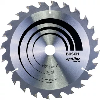 Bosch Optiline Tarcza do pił tarczowych do drewna 190mm x 30mm x 24T