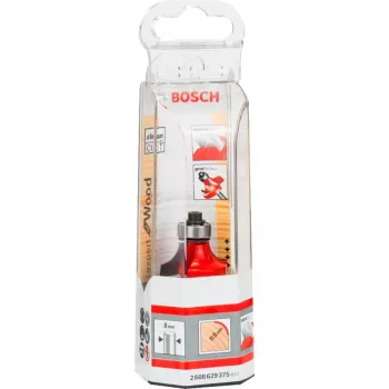 Bosch Power Tools Expert for Wood Frez zaokrąglający, promień 7,9 mm, trzpień 8 mm, dwuzwojowy, z prowadzącym łożyskiem kulkowym