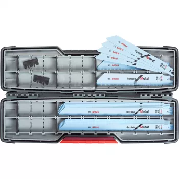 Zestaw brzeszczotów do piły szablastej Bosch Power Tools Flexible for Metal, 20 szt. (w ToughBox)