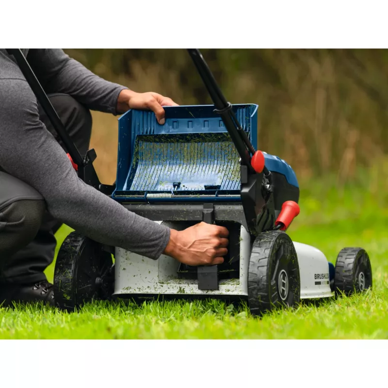 BOSCH POWERTOOLS Akumulatorowa Kosiarka GRA 18V2-46SP Professional, 36V (2x18V), Niebieska, 2x 5,5 Ah Akumulator Li-Ion, Ładowarka