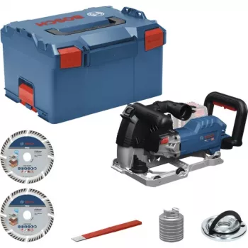 BOSCH PowerTools Akumulatorowy Bruzdownik GNF 18V-40 Professional Solo, 18 V (Niebieski/Czarny, bez akumulatora i ładowarki, w L-BOXX)