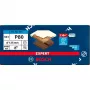 Bosch PowerTools Expert M480 Net Sanding Disc 125 mm, Grit K80 (50 Pieces, for Random Orbital Sanders)
