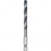 Bosch PowerTools HSS PointTeQ Hex Wiertło kręte, 6 mm, 10 sztuk, długość robocza 57 mm