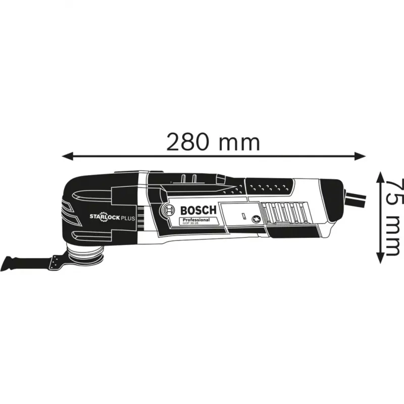 BOSCH POWERTOOLS Multi-Cutter GOP 30-28 Professional (Blue/Black, L-BOXX, 300 Watt, incl. Accessories)