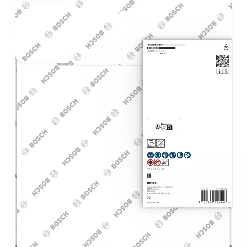 Tarcza diamentowa do cięcia ceramiki Bosch PRO, 250 mm średnicy, otwór 30 mm (z pierścieniem redukcyjnym 25,4 mm), ciągła krawędź, cięcie na mokro/sucho