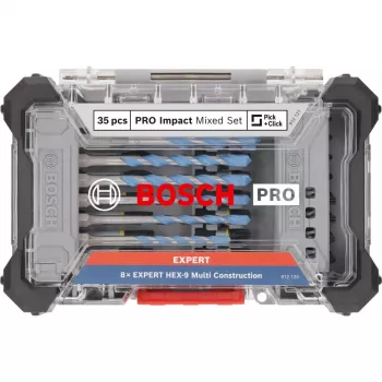 Bosch PRO Impact and Multi Set 35-częściowy zestaw bitów wkrętakowych 2608521U82