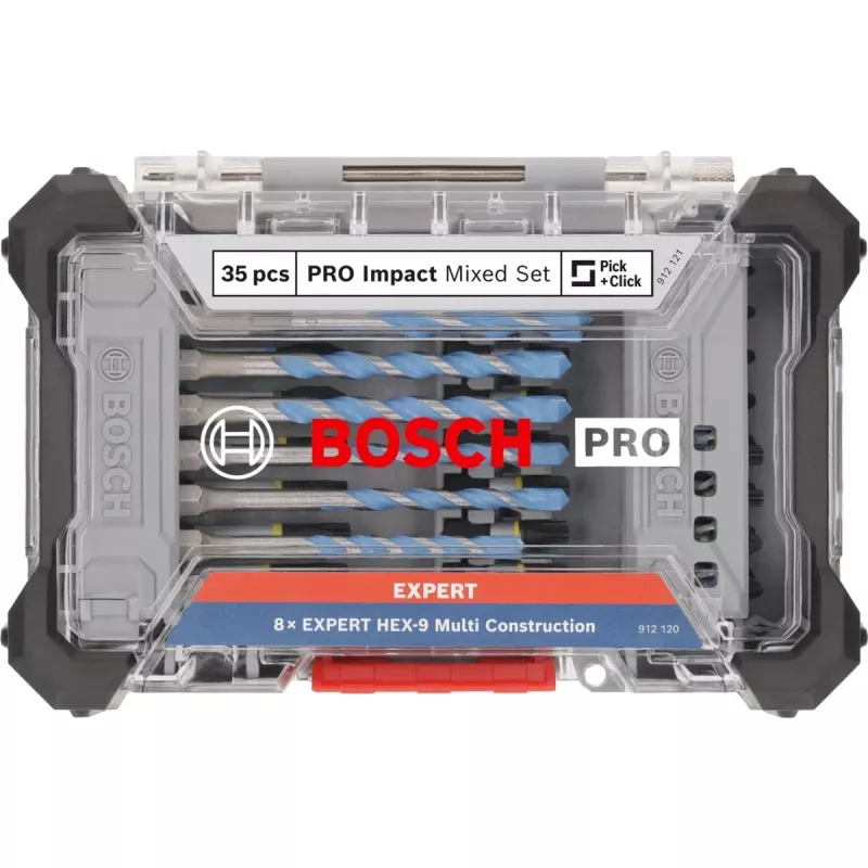 Bosch PRO Impact and Multi Set 35-częściowy zestaw bitów wkrętakowych 2608521U82
