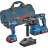 Bosch Professional 18V ProCORE Zestaw startowy 2x4.0Ah + ładowarka GAL 18V-40 0615A50039