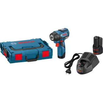 Bosch Professional GDS 12V-115 Wkrętarka udarowa akumulatorowa z 2x bateriami 3.0Ah Li-Ion, L-BOXX
