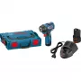 Bosch Professional GDS 12V-115 Wkrętarka udarowa akumulatorowa z 2x bateriami 3.0Ah Li-Ion, L-BOXX