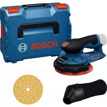 Bosch Professional GEX 12V-150-3 Akumulatorowa szlifierka mimośrodowa (12V, 150 mm, silnik bezszczotkowy EC, w L-BOXX)