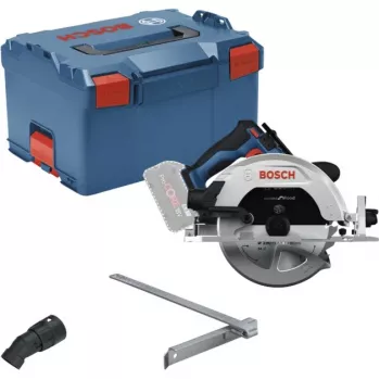 Bosch Professional GKS 18V-68-2 Akumulatorowa Ręczna Piła Tarczowa, 18V, Ostrze 190mm, Solo (bez akumulatora i ładowarki), Niebiesko-Czarna, w L-BOXX