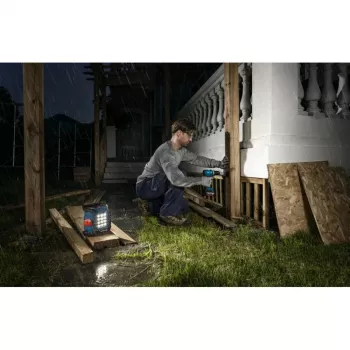 Bosch Professional GLI 18V-1500 Bezprzewodowa Lampa Robocza (Niebiesko-Czarna, samo narzędzie)