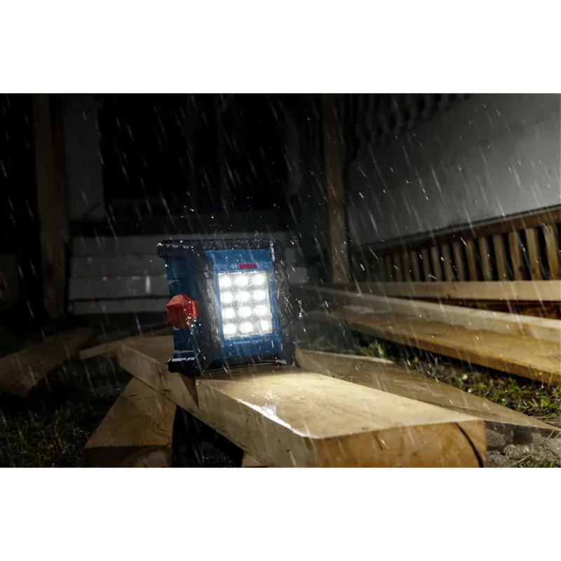 Bosch Professional GLI 18V-1500 Bezprzewodowa Lampa Robocza (Niebiesko-Czarna, samo narzędzie)