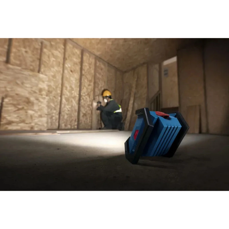 Bosch Professional GLI 18V-1500 Bezprzewodowa Lampa Robocza (Niebiesko-Czarna, samo narzędzie)