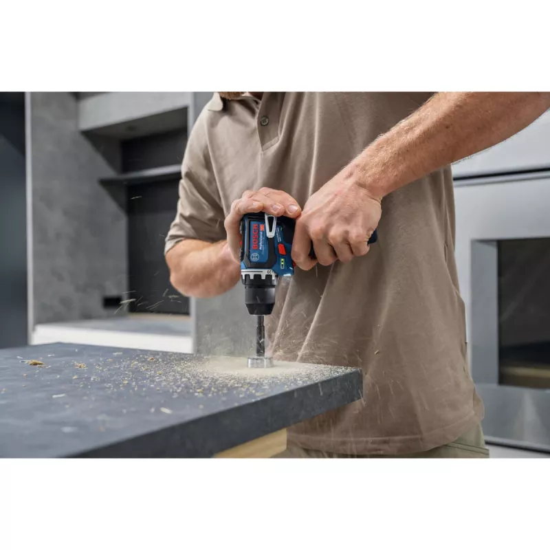 Bosch Professional GSR 12V-32 Wiertarko-wkrętarka akumulatorowa (12V, 2x 2.0Ah Li-Ion, 36-elementowy zestaw akcesoriów, walizka narzędziowa, niebieski/czarny)