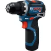 Bosch Professional GSR 12V-32 Wiertarko-wkrętarka akumulatorowa (12V, 2x 2.0Ah Li-Ion, 36-elementowy zestaw akcesoriów, walizka narzędziowa, niebieski/czarny)
