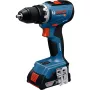 BOSCH Professional GSR 18V-65 Akumulatorowa Wiertarko-wkrętarka, Bezszczotkowa, 2x 5.0 Ah Li-Ion, L-BOXX, Zestaw narzędzi ręcznych