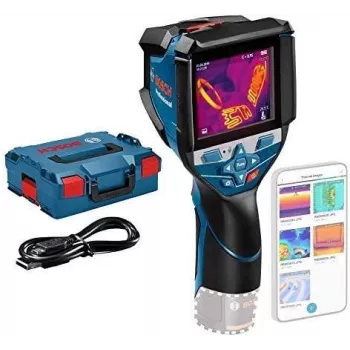 Bosch Professional GTC 600 C Kamera termowizyjna z Click&Go, -20 do 600°C, 9 Hz, rozdzielczość IR 256x192, wyświetlacz 3,5 cala, Wi-Fi, USB-C, IP54 0.601.083.508