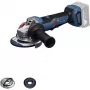 Bosch Professional GWS 18V-11PS Akumulatorowa Szlifierka Kątowa 18V 125mm Niebiesko-Czarna (samo narzędzie)