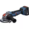 Bosch Professional GWX 18V-11PS Akumulatorowa Szlifierka Kątowa Solo, 18V, 125mm, X-LOCK, Niebiesko-Czarna, bez Akumulatora i Ładowarki